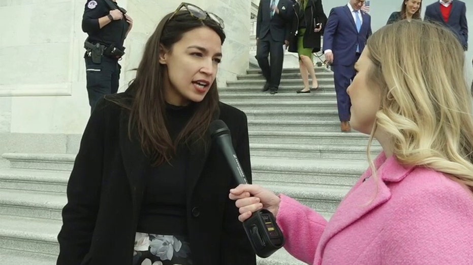 Rep. Alexandria Ocasio-Cortez, DN.Y., spoke with Hillary Vaughn of FOX Business about President Biden and student loan forgiveness, Friday, April 1, 2022.